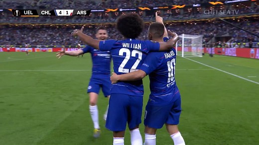 13M views · 191K reactions | UEFA Europa League final, Baku... Chelsea 4-1 Arsenal!  Enjoy.  | Chelsea Football Club | Facebook