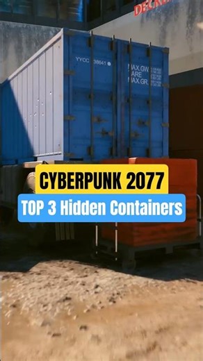 Top 3 Secret Containers in Cyberpunk 2077 #shorts #cyberpunk