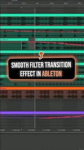 Smooth Filter Transition in Ableton Live | Quick Automation Tips #abletonlive12