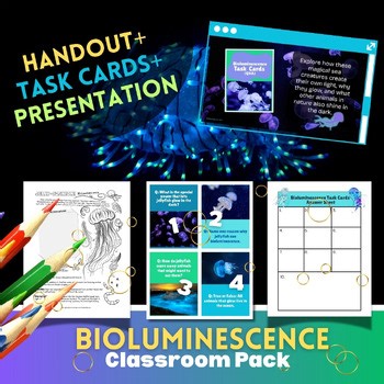 Jellyfish Bioluminescence – Handout   Task Cards    Presentation