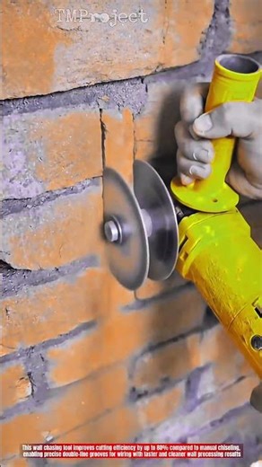 Wall Chasing Tool Machine: High-Efficiency Double Slot Cutting Process