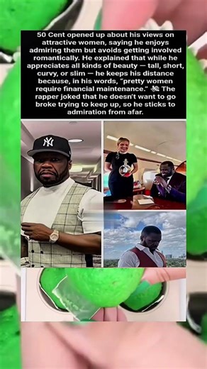 50 Cent: "Pretty Women Are Expensive." 😂 #shorts #50cent