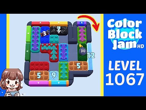 Color Block Jam Level 1067 Solution Walkthrough