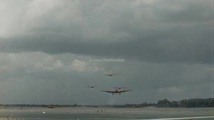 Interesting footage demonstrating the Waco CG-4A Glider being towed behind a P-38 👀, B-25, PBY, B-17 and the three Glider towing capabilities of the C-54. The enlisted badass glider pilots during WWII are really unsung heroes of the war. Via: @timfarmer on X #warbirdfanatics | Warbird Fanatics