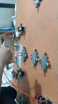 hasil rangkain yang dibuat di fluidsim part 2