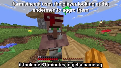 Effortless Enderman XP farm 1.20, 1.21+