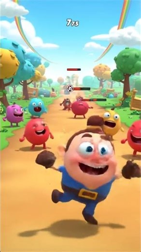 Funniest 3D Gameplay Ever 😂 Goofy Hero Fails Every Attack! #shorts