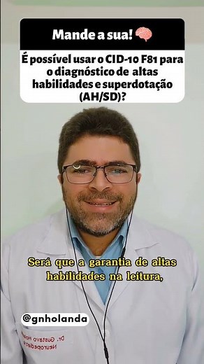 CID-10 F81 serve para superdotação?