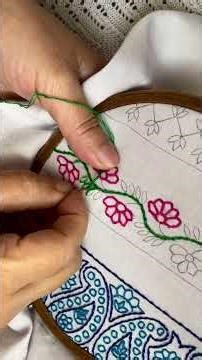 Kashmiri Embroidery Beautiful Border Work 1
