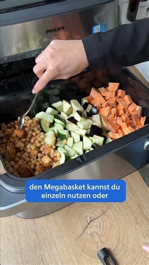 Philips Steam Airfryer Mega Basket Review: Perfect Vegan Bowl!