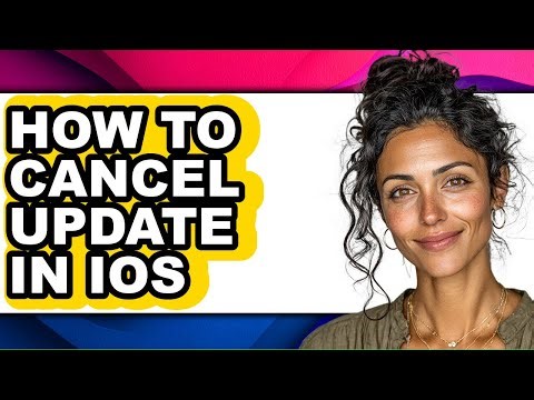 How to Cancel Update in Ios (updated)