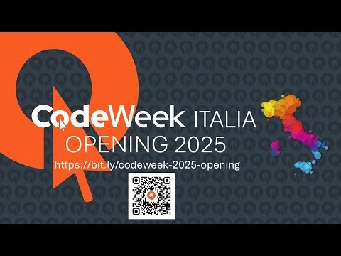 CodeWeek Italia 2025 Opening - The Power of Play - Education