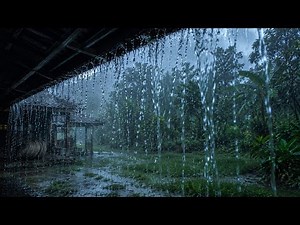 Heavy Rain Ambience 🌧️ Deep Sleep Sounds & Natural White Noise