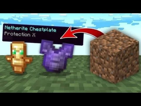 Minecraft But Dirt Drop OP Item
