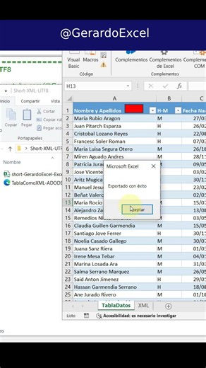 Exporta Excel a XML UTF-8 con VBA #excel #vba #xml #utf-8