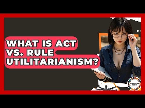 What Is Act Vs. Rule Utilitarianism? - Anthropology Insights