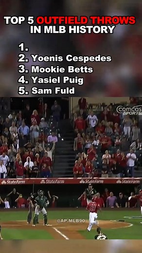 62K views · 569 reactions | Top 5 Best Outfied Throws in MLB History #mlb #baseball | Sleek Strikeout | Facebook