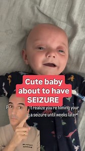 Don't miss these signs⤵️ In infants, seizures can look different than adults and can be subtle: Sudden jerking or stiffening, lip smacking, eye fluttering, bicycling leg movements or stiffening, or staring spells where baby doesn’t respond and other abnormal behaviors. If prolonged, infant skin can begin to turn bluish as it's not getting enough oxygen. Unlike normal movements, these don’t stop when touched. If you notice this, DO NOT PANIC. Place your baby on their side, keep the airway clear, 