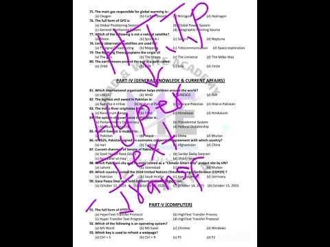 Computer Solved Mcqs| IBA Test preparation 2025