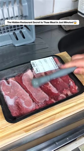 Quickly Thaw Meat with This Restaurant Secret