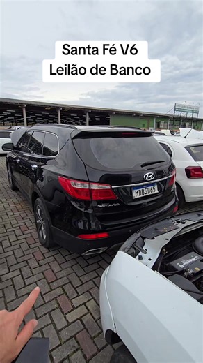 Hyundai Santa Fé V6: leilão de veículos retomados em Curitiba