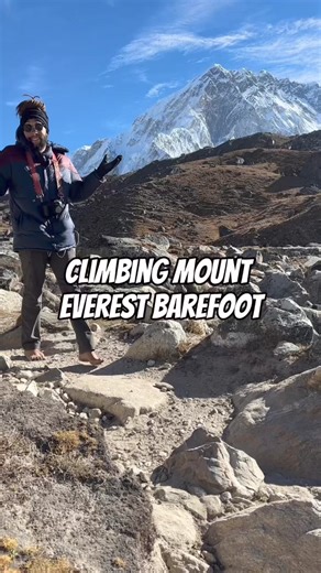 141K views · 1.3K reactions | Climbing Mount Everest with no Shoes 禮 | Counting Countries | Facebook