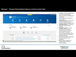 Manager Onboarding an Employee on Dayforce Onboarding