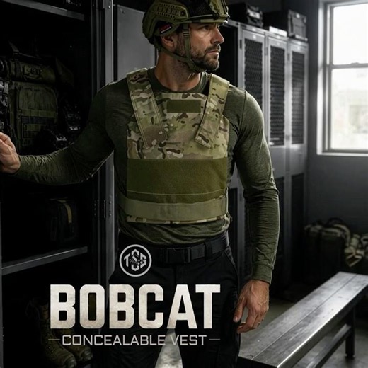 Bobcat Concealable Vest | Lightweight Plate Carrier #bodyarmor