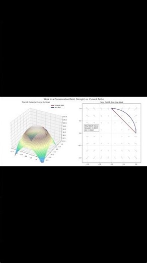 Gradient Ascent A Visual Study of Conservative Work