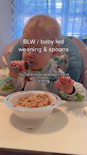 Baby Led Weaning Spoon Skills | Teaching Your Baby to Feed Themselves