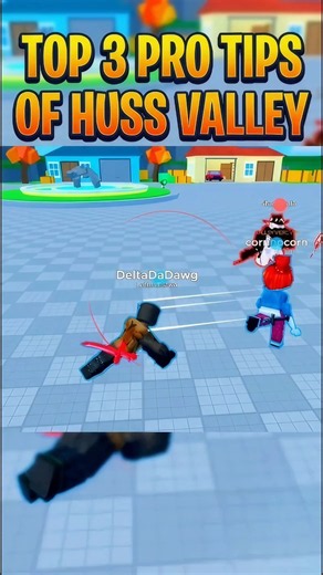 TOP 3 PRO TIPS AND TRICKS OF HUSS VALLEY! # #robloxshorts