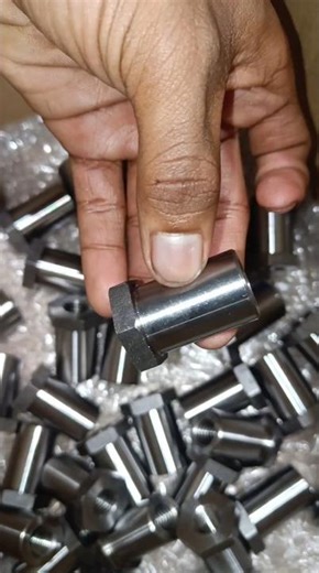 CNC Turning Hexagon 🛑 #cnc #3dmodeling #engineering