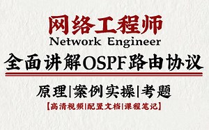 【2024最新】全方位讲解OSPF路由协议，从工作原理到实战案例一一讲清，带你由浅入深的理解OSPF！！