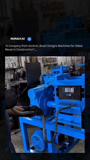 Irfan | Tech & AI Explorer on Instagram: "The rebar recycler machine transforms used rebar from old structures, poles, and construction sites into strong, reusable material — cutting costs and reducing industry waste. 🔧♻️ Once processed and verified, recycled rebar can be used in water tank towers, equipment towers, trusses, railings, columns, and posts with the same strength and reliability as new steel. This approach reduces the need for fresh steel or scrap metal, delivers affordable project