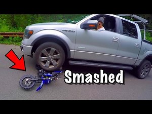 Crazy Lady Crushes And Steals My Dirt Bike