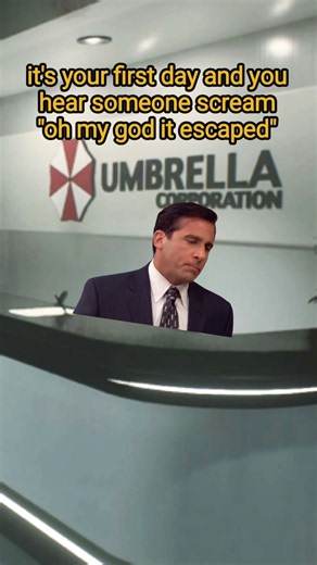 First Day at Umbrella Corporation 💀😭 | Resident Evil Meme