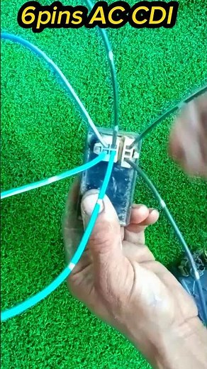 6 pins AC CDI box wiring connection tutorial #mechanic#shorts #motorcycle