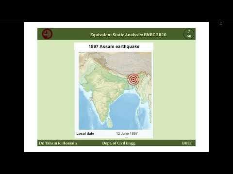 Seismic Design of a Building with example (BNBC 2020)