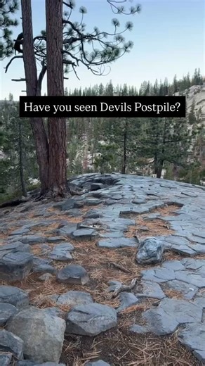 This is Devils Postpile and it’s a unique geological marvel in the Eastern Sierra of California. It’s made up of Basalt columns that formed from a laval flow and it’s thought to be up to 100,000 years old. It was once part of Yosemite National Park and almost destroyed if not for preservation efforts from John Muir in the early 1900s. It’s somewhat similar to Devil’s Tower in Wyoming with one big difference: you can take a short trail to the top of the rock pile. It’s a couple of hundred feet in