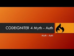 CODEIGNITER 4 Myth - Auth