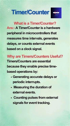 Timer/Counter Explained | Working, Modes & Applications in Embedded Systems