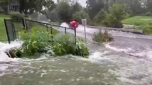 Flash flooding prompts road closures in Connecticut