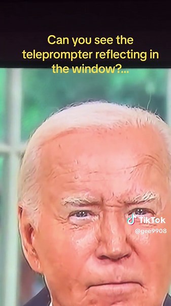 Joe Biden's Presidential Teleprompter Address Explained