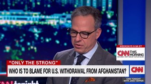 Tapper asks GOP senator who is to blame for botched Afghanistan withdrawal