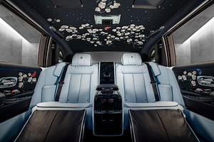 Rolls-Royce Unveils Bespoke Phantom with 1 million embroidered stitches