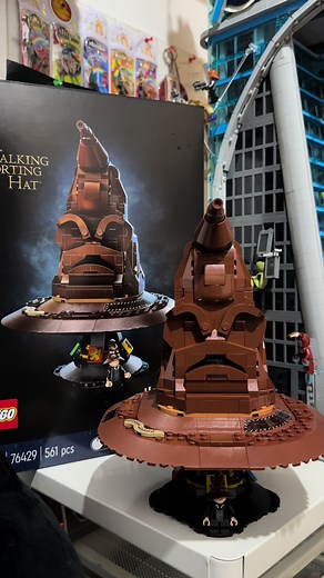Harry Potter fans out there gonna love this LEGO set!!! 🥹😩🫶🏻 76429 - Harry Potter Talking Sorting Hat #harrypotter #harrypotterlego #legoharrypotter #lego #talkingsortinghat #legotalkingsortinghat #lego #legomalaysia