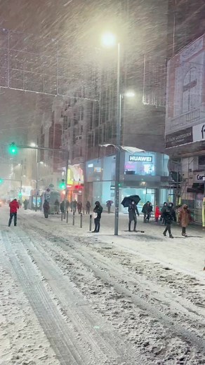 Nevada en Gran Vía, Madrid: Encanto Invernal 😍