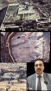 The Dome of the Rock in Al-Aqsa Mosque and the "Muallak" (Suspended) Rock beneath it, representin...