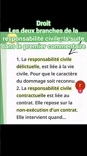 Les deux branches de la responsabilité civile