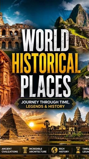 Top 10 Historical Places in the World 🌍🏛️ | # #youtubeshorts #viralshorts #history